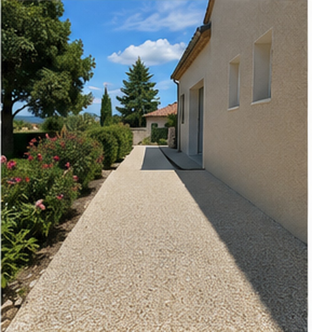 Allée de jardin en résine