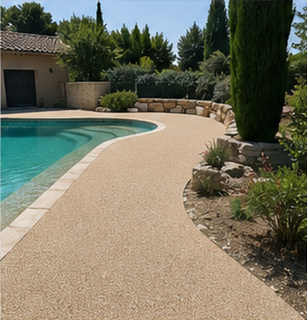 Plage de piscine