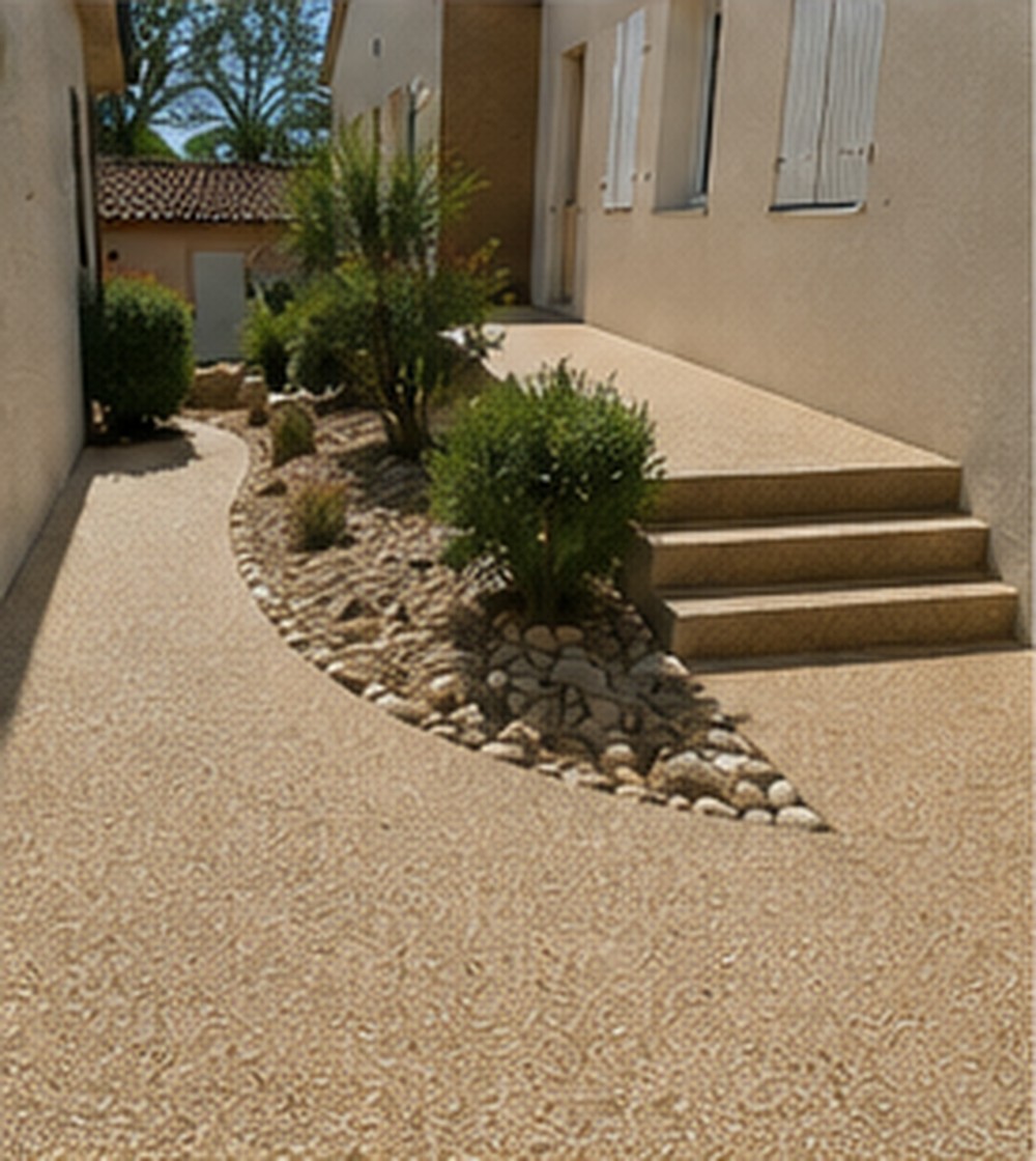 Terrasse minérale